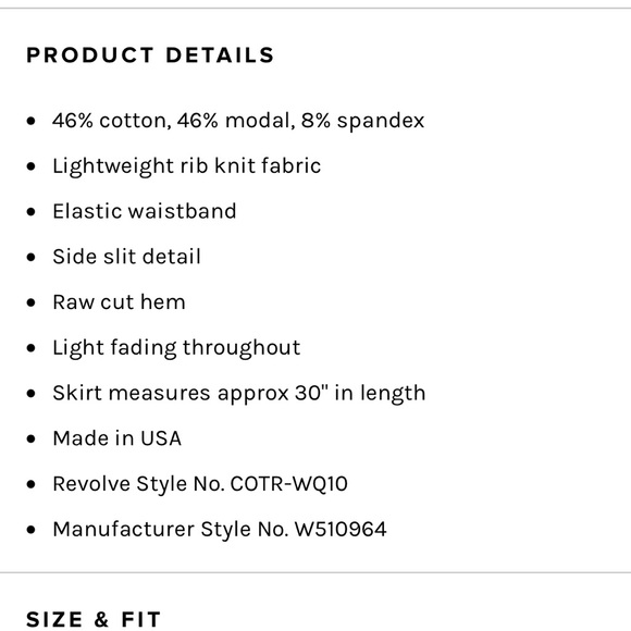 Cotton Citizen Skirts Cotton Citizen Melbourne Midi Skirt Poshmark